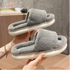 Summer Women Slippers EVA Thick High Heel Wedges Slippers 2021 Female Beach Flip Flops Platform Causal Solid Color Shoes