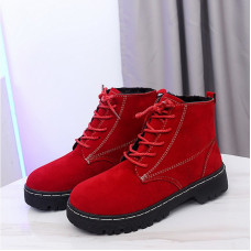 Fashion Stretch Knit Sock Boots PU Leather Women Ankle Boots 2021 Autumn Winter Metal Chain Decoration High
