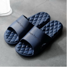 vertvie Summer Men Slippers Casual Black White Shoes Non-slip Slides Bathroom Sandals Soft Sole